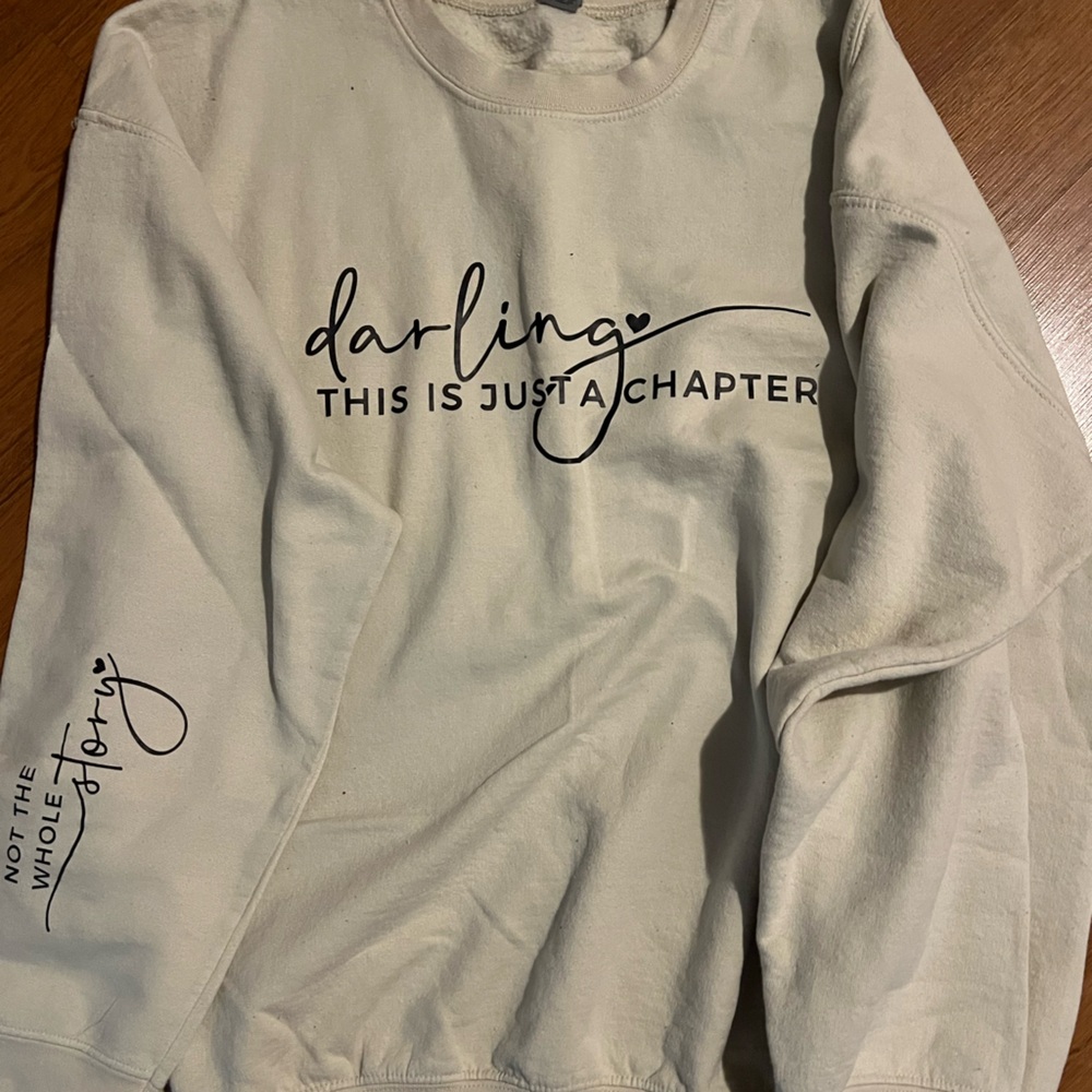 Cream Graphic Sweatshirt